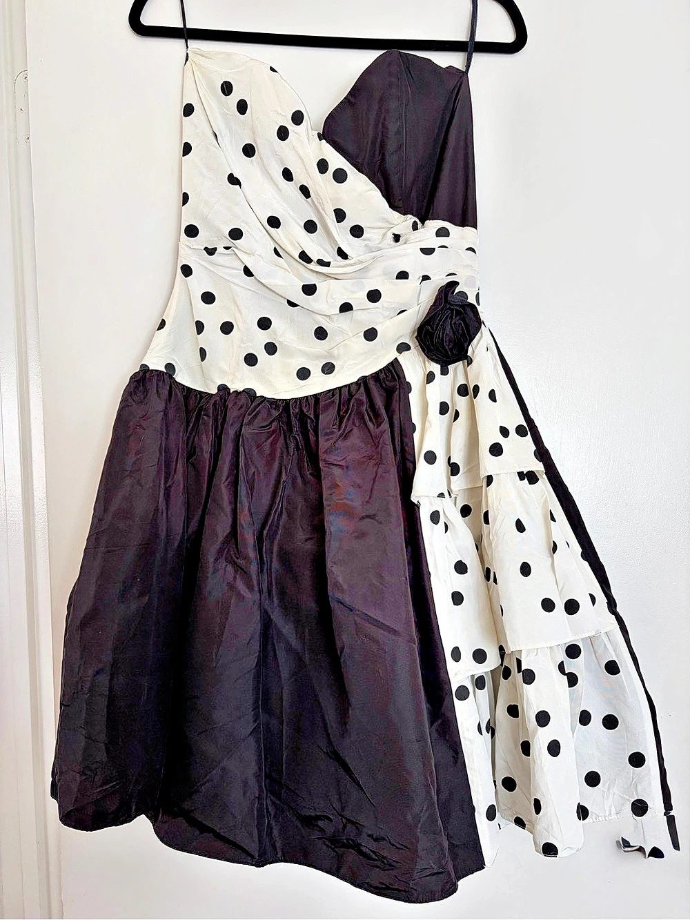 Gunne Sax Polka Dot Midi Dress Size 11
